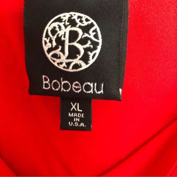 Bobeau Flouncy Red Sleeveless Dress - Picture 5 of 7